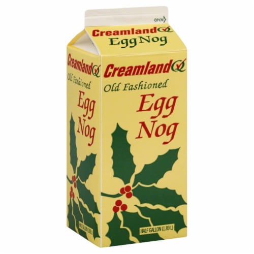 Creamland Old Fashioned Egg Nog, 1/2 gal - Kroger