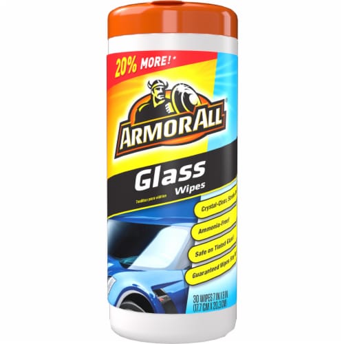 Armor All Streak Free Glass Wipes 30 Pack