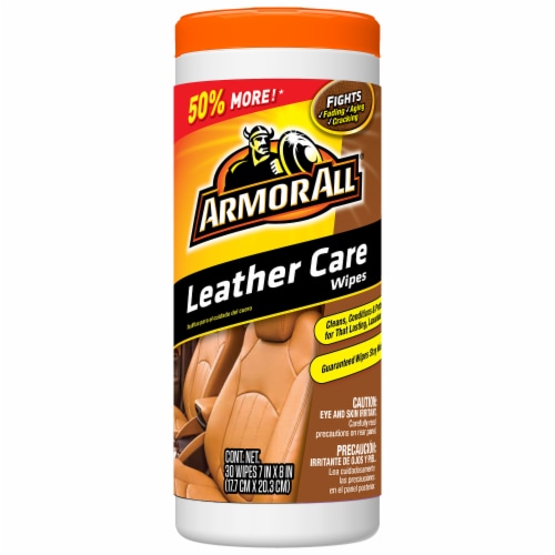 Armor All® Leather Care Wipes Perspective: front