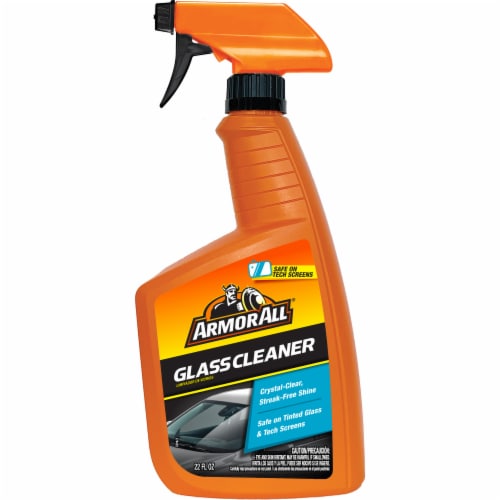 Armor All Auto Glass Cleaner , Streak-Free Car Glass Cleaner Spray, 22 Fl  Oz Each, 6 Pack