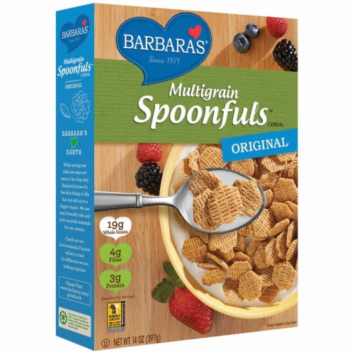 Barbara's Shredded Spoonfuls Multigrain Cereal Perspective: front