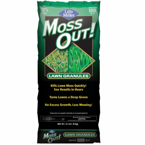 Lilly Miller Moss Out Lawn Granules Perspective: front