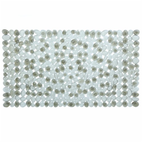 SlipX Solutions Pebble Bath Mat - Gray, 17 x 30 in - Ralphs