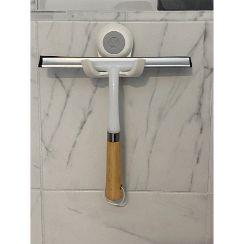 SlipX Solutions Squeegee Wood Handle - Silver Perspective: front
