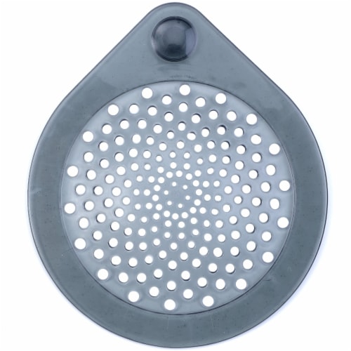 SlipX Solutions Water Drop Hair Catcher - Gray Perspective: front