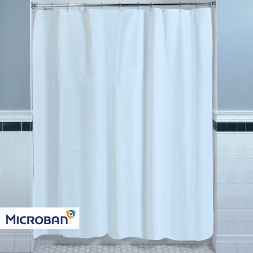 SlipX Solutions Midweight Shower Liner - White Perspective: front