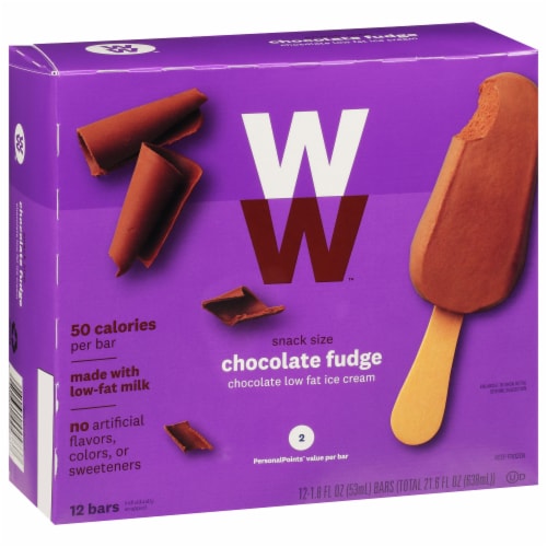 Weight Watchers™ Chocolate Fudge Ice Cream Bars, 12 ct - Mariano’s