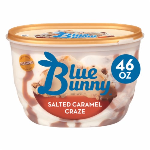 Blue Bunny Salted Caramel Craze Frozen Dessert Perspective: front