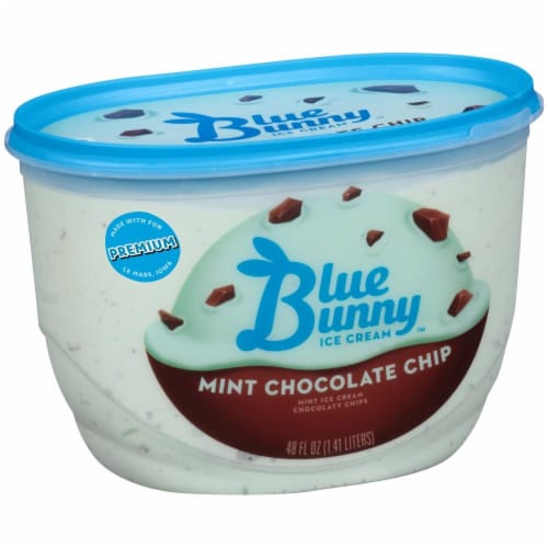 Blue Bunny™ Premium Mint Chocolate Chip Ice Cream Perspective: front