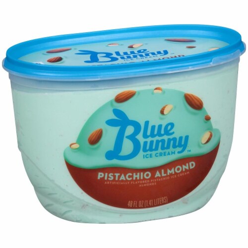 Blue Bunny Core Pistachio Almond Ice Cream Perspective: front