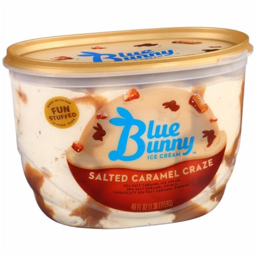 Blue Bunny™ Signature Salted Caramel Craze Ice Cream Perspective: front