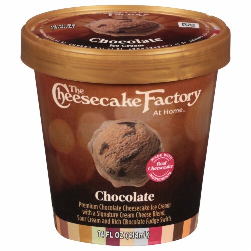 The Cheesecake Factory At Home™ Chocolate Ice Cream Perspective: front