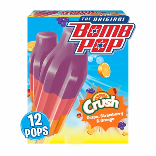 Bomb Pop Crush Ice Pops 12 Ct 1 75 Fl Oz King Soopers