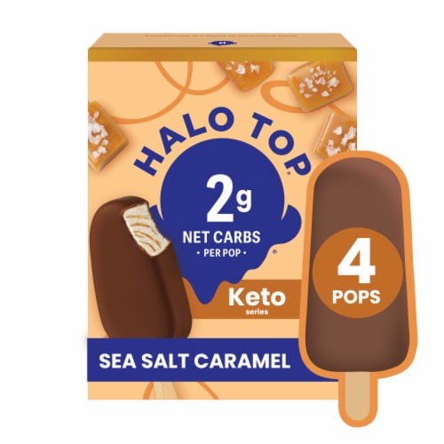 Halo Top® Keto Sea Salt Caramel Ice Cream Pops