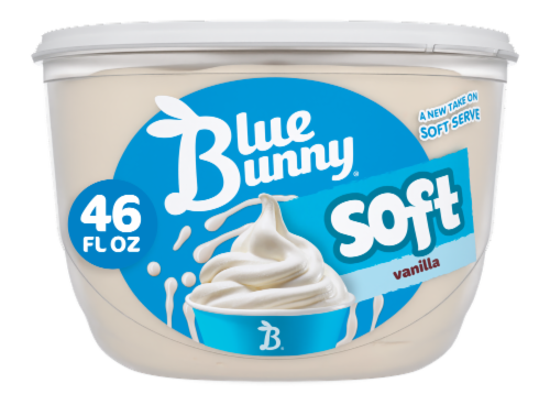 Blue Bunny® Soft Vanilla Ice Cream Perspective: front