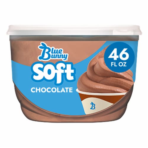 Blue Bunny® Soft Frozen Dessert - Chocolate Perspective: front