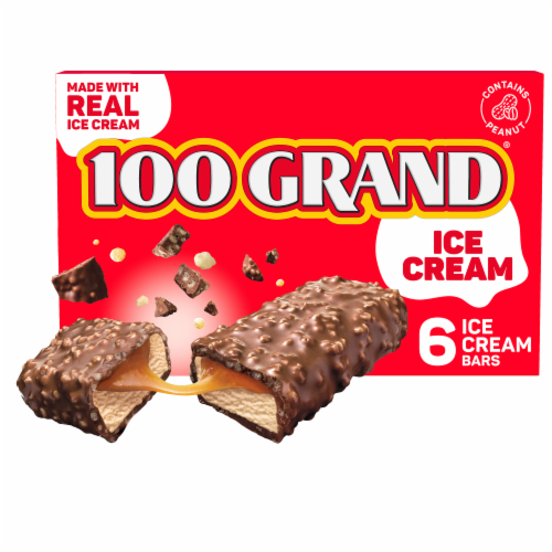100 Grand® Ice Cream Bars Perspective: front