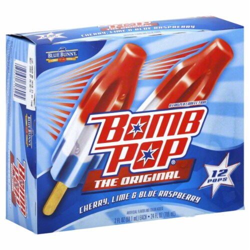 Blue Bunny Bomb Pop Perspective: front