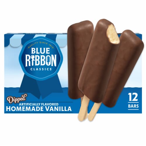 Blue Ribbon Classics® Homemade Vanilla Chocolate Dipped Ice Cream Bars ...