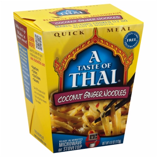 Taste Of Thai Noodle Quick Meal Ccnut Gngr 4 oz Perspective: front