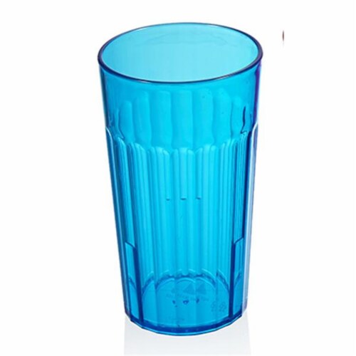 Arrow Home Products 6016548 11 oz Plastic Tumbler, Blue Perspective: front