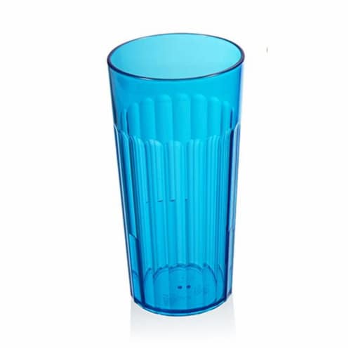 Arrow Home Products 6016549 16 oz Plastic Tumbler, Blue Perspective: front