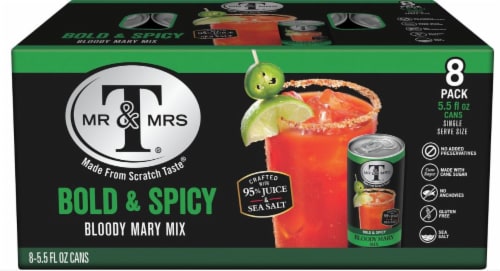 Mr Mrs T Bold & Spicy Bloody Mary Mix, cans / 5.5 fl oz - Food 4 Less