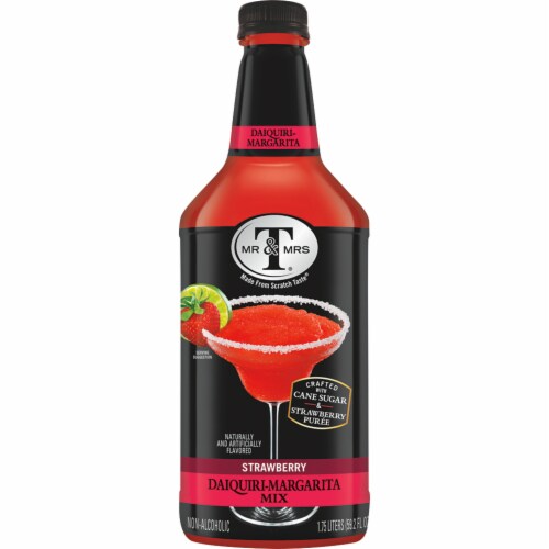 Mr & Mrs T Strawberry Daiquri Margarita Mix Perspective: front
