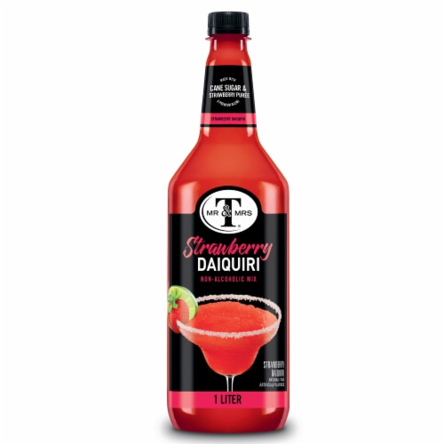 Mr & Mrs T Strawberry Daiquiri Margarita Mix Perspective: front