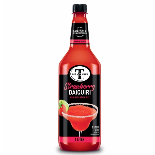 Mr & Mrs T Strawberry Daiquiri Margarita Mix, L - Kroger