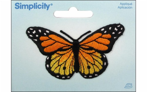 Simplicity® Iron-on Monarch Butterfly Patch Perspective: front