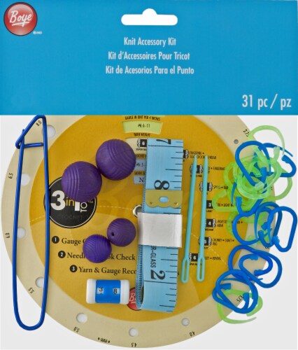Boye Knitting Accessory Kit - 31 Piece Perspective: front