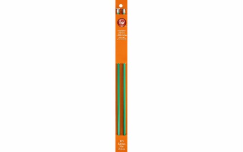 Boye® Single Point Aluminum Knitting Needles Perspective: front