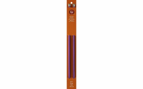 Boye Single Point Aluminum Knitting Needles 14 -Size 11/8mm Perspective: front