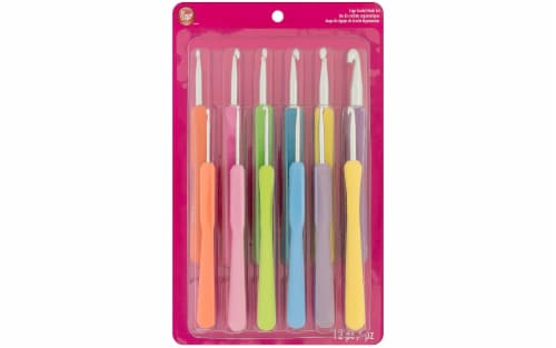 12-count Aluminum Crochet Hook Set 3 mm - 10 mm 12 sizes