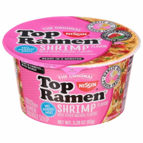 Nissin Top Ramen Shrimp Flavor Bowl, 3.28 oz - Dillons Food Stores