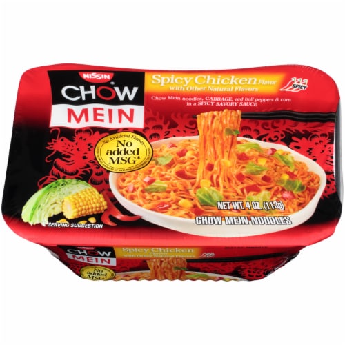 Chow Mein Spicy Chicken Flavor Perspective: front