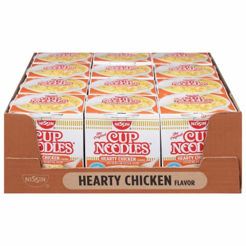 Nissin Hearty Chicken Cup Noodles® Case, 12 ct / 2.25 oz - Kroger