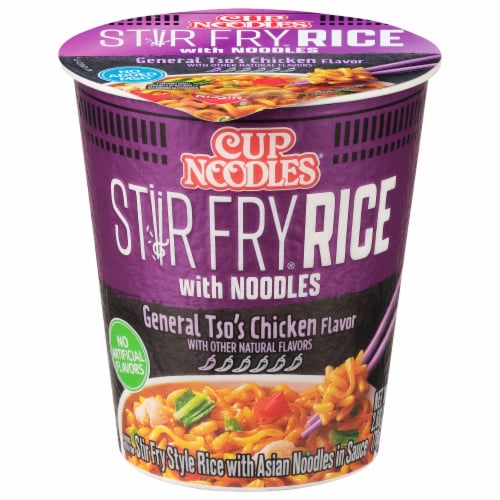 Nissin Cup Noodles Stir Fry™ Rice with Noodles General Tso's Chicken Perspective: front
