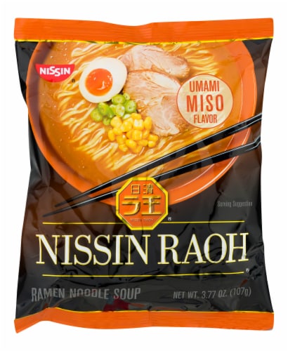 Nissin Raoh Miso Flavor Ramen Noodle Soup, 3.77 oz - City Market