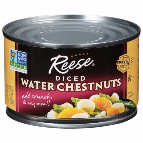 Reese Diced Water Chestnuts Perspective: front