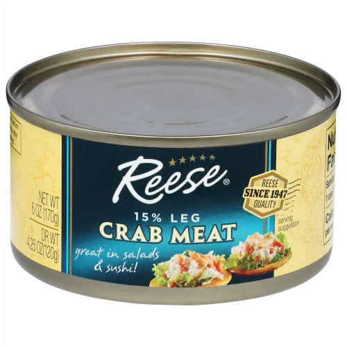 Reese® 15% Leg Crab Meat Perspective: front