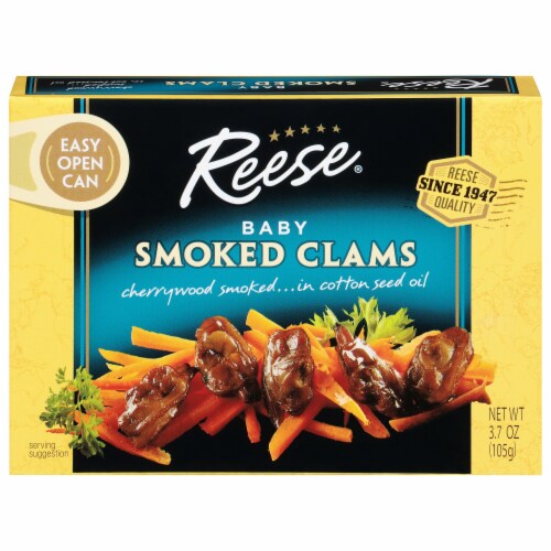 Reese® Smoked Baby Clams Perspective: front