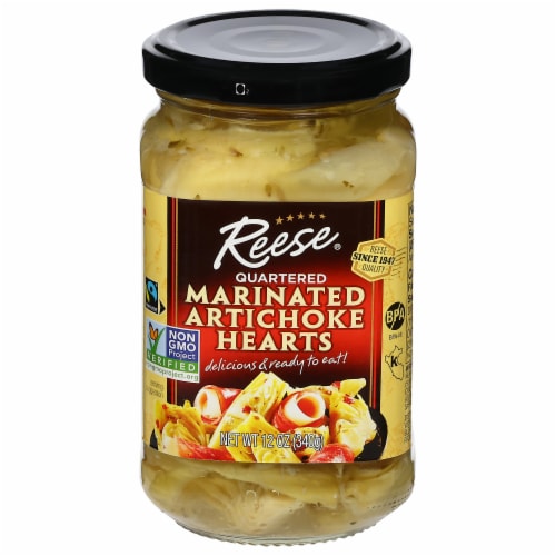 Reese® Quartered Marinated Artichoke Hearts Perspective: front
