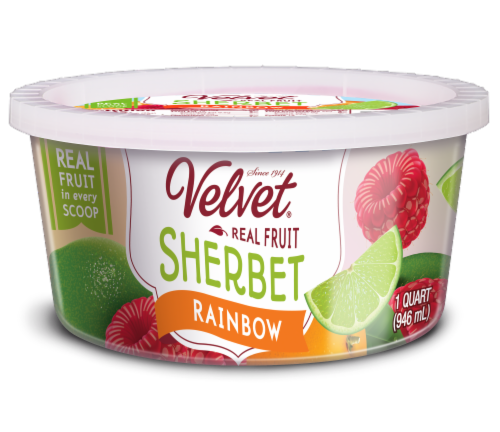 Velvet® Rainbow Sherbet Tub Perspective: front