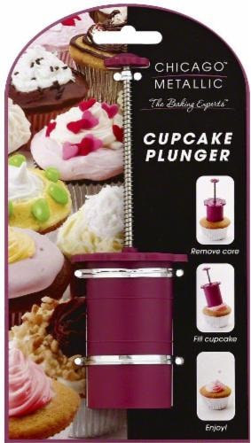 Chicago Metallic Cupcake Plunger - Purple Perspective: front