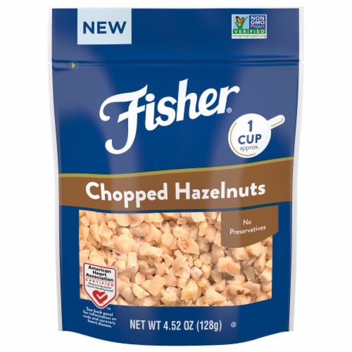 Fisher® Chopped Hazelnuts Perspective: front