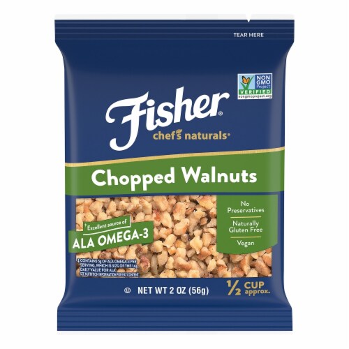 Fisher® Chopped Walnuts Perspective: front