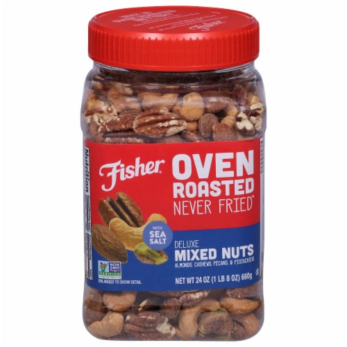 Fisher® Oven Roasted Never Fried™ Deluxe Mixed Nuts With Sea Salt