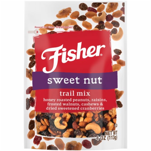 Fisher Snack Sweet Nut Trail Mix Perspective: front